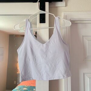 White Athletic Tank